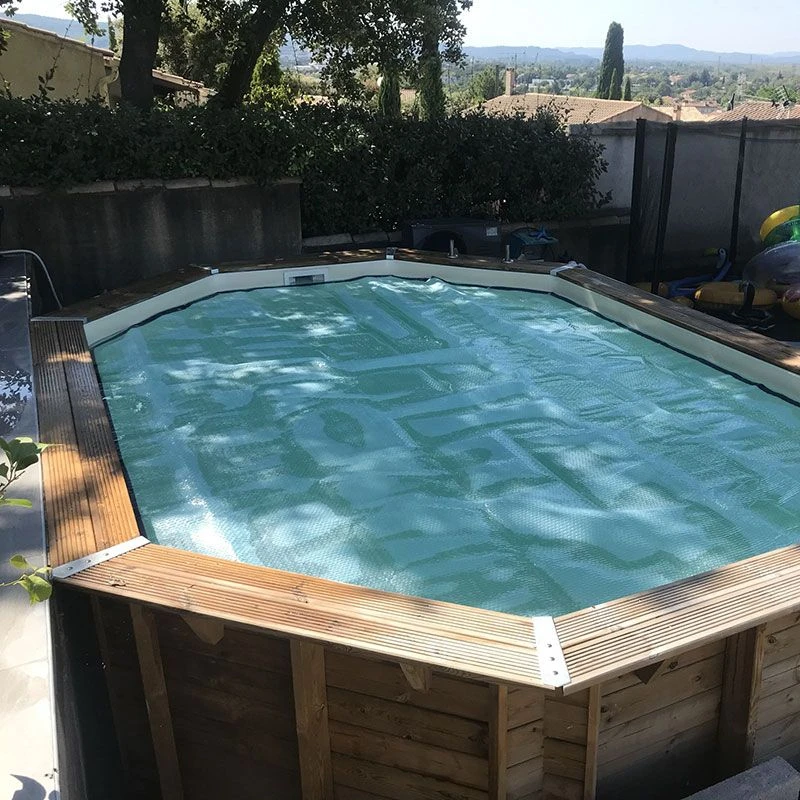 Bâche à Bulles Luxe SolGuard Pour Piscine Bois Ubbink Octogonale 2 Bâche à Bulles Luxe SolGuard Pour Piscine Bois Ubbink Octogonale – Image 2