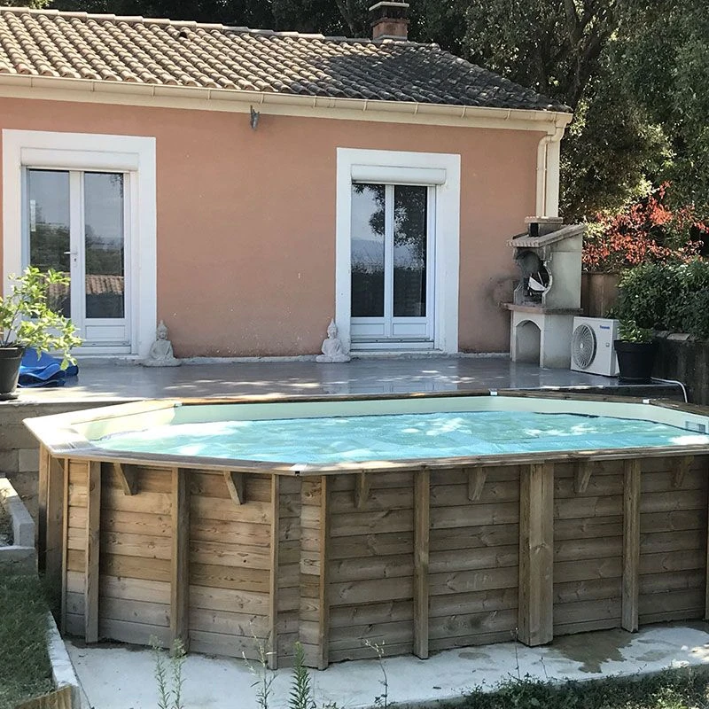 Bâche à Bulles Luxe SolGuard Pour Piscine Bois Ubbink Octogonale 3 Bâche à Bulles Luxe SolGuard Pour Piscine Bois Ubbink Octogonale – Image 3