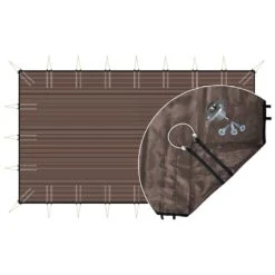 Bâche D'hivernage Filtrante Classic Sandows + Pitons Bois