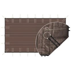 Bâche D'hivernage Filtrante Classic Sandows + Pitons Gazon