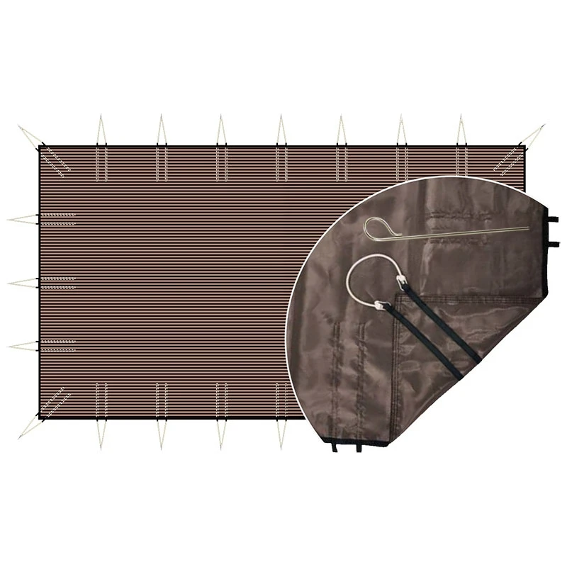 Bâche D'hivernage Filtrante Classic Sandows + Pitons Gazon 1 Bâche D'hivernage Filtrante Classic Sandows + Pitons Gazon