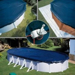 Bâche D'hivernage Renforcée Pour Piscine Acier Gre