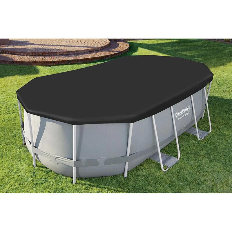Bâche De Protection Pour Piscine Bestway Ovale 2 Bâche De Protection Pour Piscine Bestway Ovale – Image 2