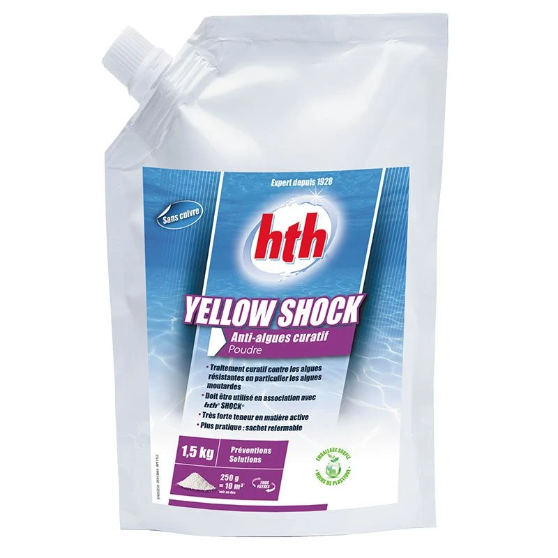 HTH Yellow Shock - Anti Algue Moutarde 1 HTH Yellow Shock - Anti Algue Moutarde