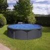 Piscine Acier Gre Aspect Gris Anthracite Louko Ronde