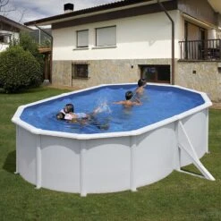 GRE Piscine Acier Gré Fidji Ovale -Ubbink || GRE || Intex Soldes Magasin piscine acier gre fidji ovale 2