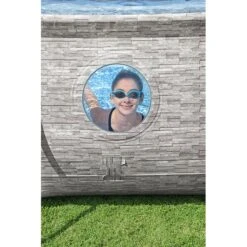 Piscine Bestway Ovale Power Steel Swim Vista Décor Pierre 4,88 X 3,05 H1,07m -Ubbink || GRE || Intex Soldes Magasin piscine bestway ovale power steel swim vista decor pierre 488 x 305 h107m 6
