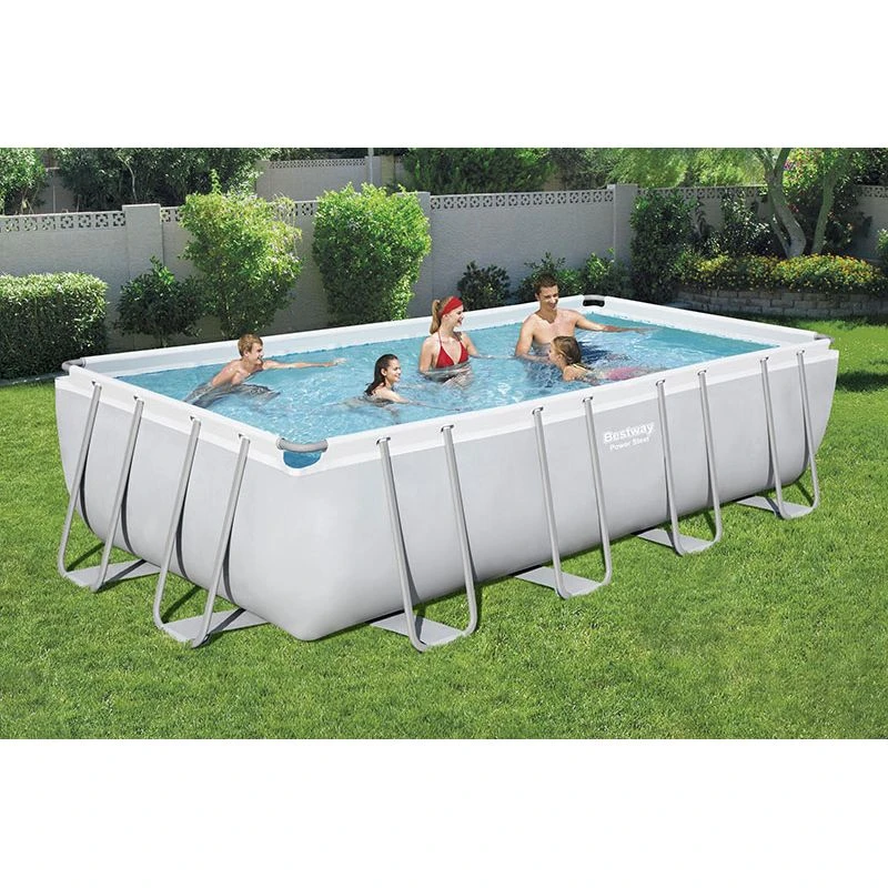 Piscine Bestway Rectangulaire Power Steel 5,49 X 2,74 H1,22m 3 Piscine Bestway Rectangulaire Power Steel 5,49 X 2,74 H1,22m – Image 3