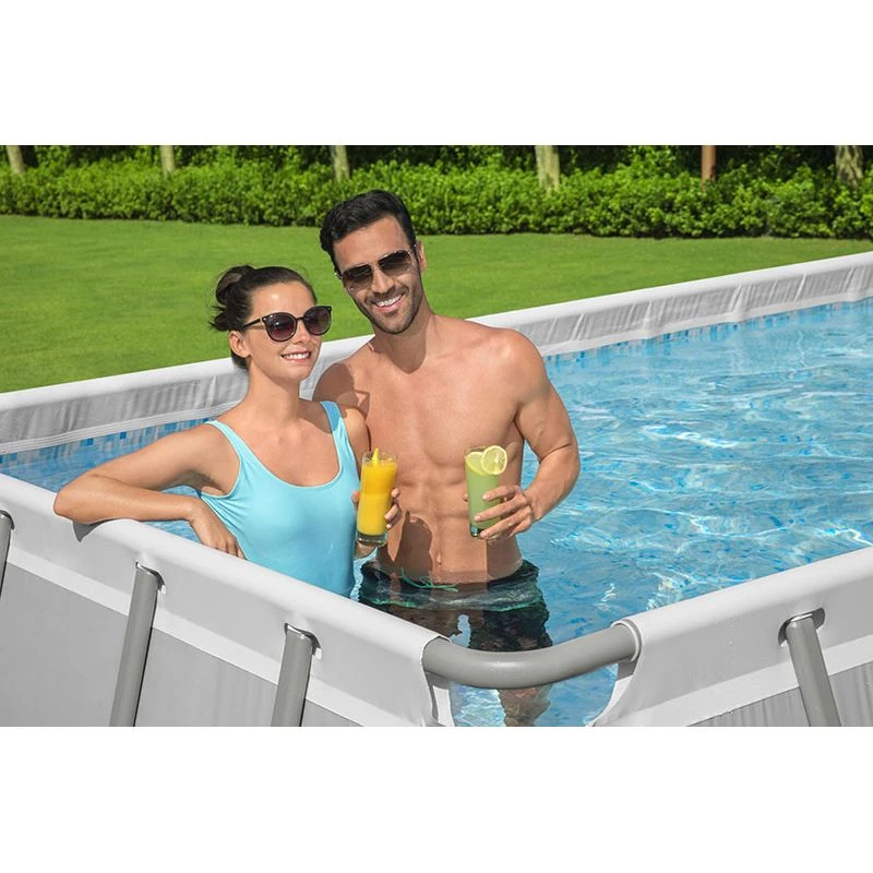 Piscine Bestway Rectangulaire Power Steel 6,40 X 2,74 H1,32m 7 Piscine Bestway Rectangulaire Power Steel 6,40 X 2,74 H1,32m – Image 7