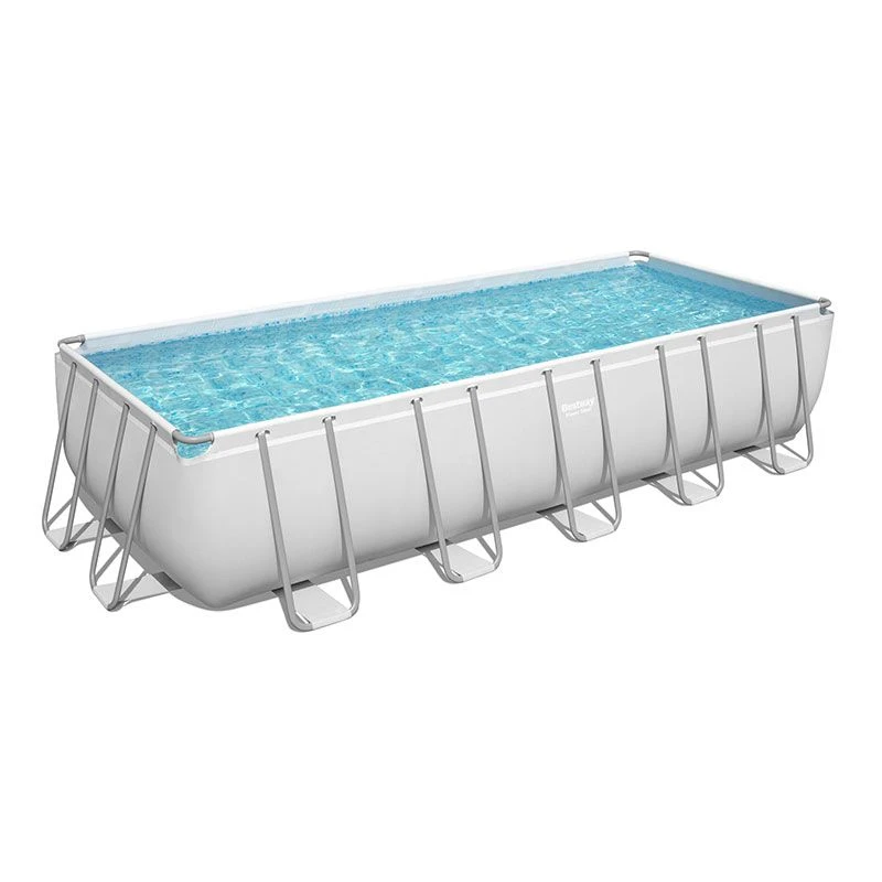 Piscine Bestway Rectangulaire Power Steel 6,40 X 2,74 H1,32m 1 Piscine Bestway Rectangulaire Power Steel 6,40 X 2,74 H1,32m