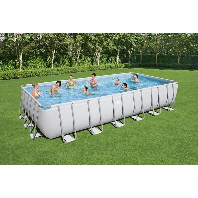 Piscine Bestway Rectangulaire Power Steel 7,32 X 3,66 H1,32m 3 Piscine Bestway Rectangulaire Power Steel 7,32 X 3,66 H1,32m – Image 3