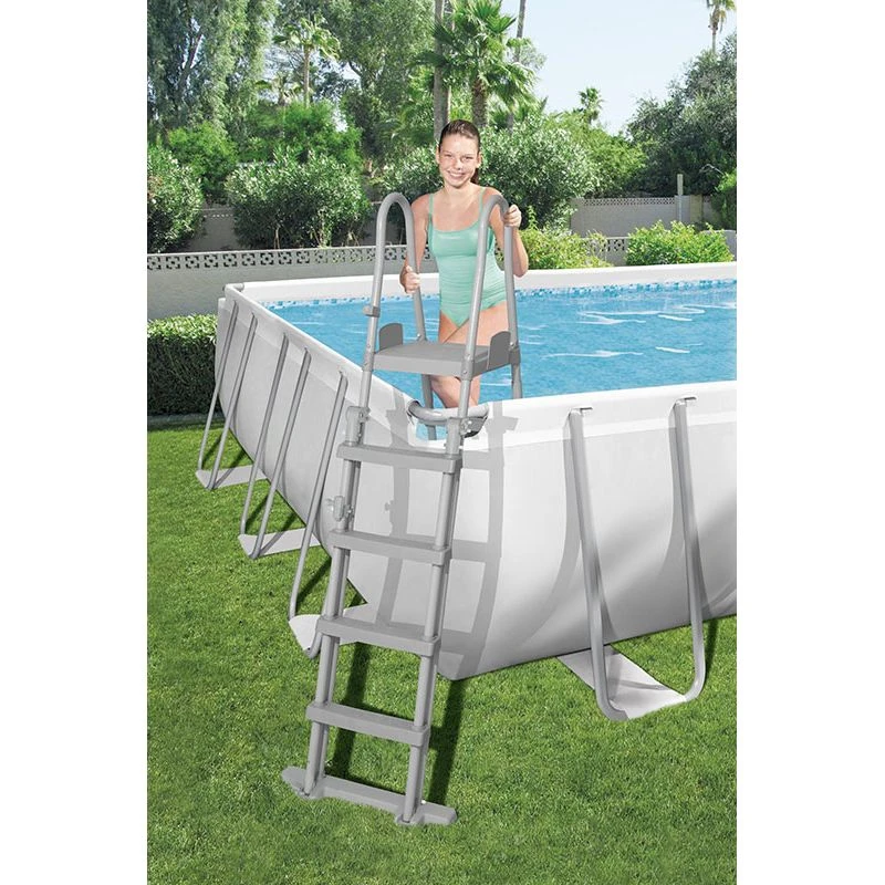 Piscine Bestway Rectangulaire Power Steel 7,32 X 3,66 H1,32m 5 Piscine Bestway Rectangulaire Power Steel 7,32 X 3,66 H1,32m – Image 5