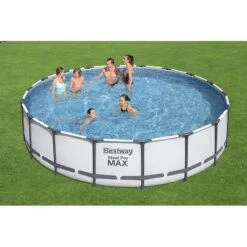 Piscine Bestway Ronde Steel Pro Max 5,49 X H1,22m -Ubbink || GRE || Intex Soldes Magasin piscine bestway ronde steel pro max 549 x h122m 2