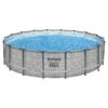 Piscine Bestway Ronde Steel Pro Max Decor Pierre 5,49 X H1,22m
