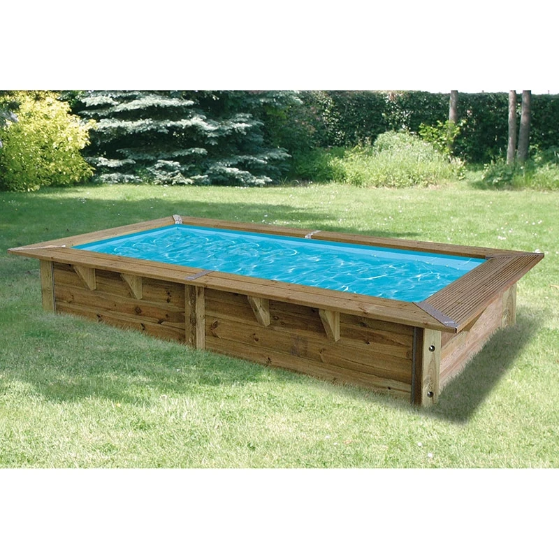 Ubbink Piscine Bois Azura 3,50 X 2,00 X H0,71m 1 Ubbink Piscine Bois Azura 3,50 X 2,00 X H0,71m