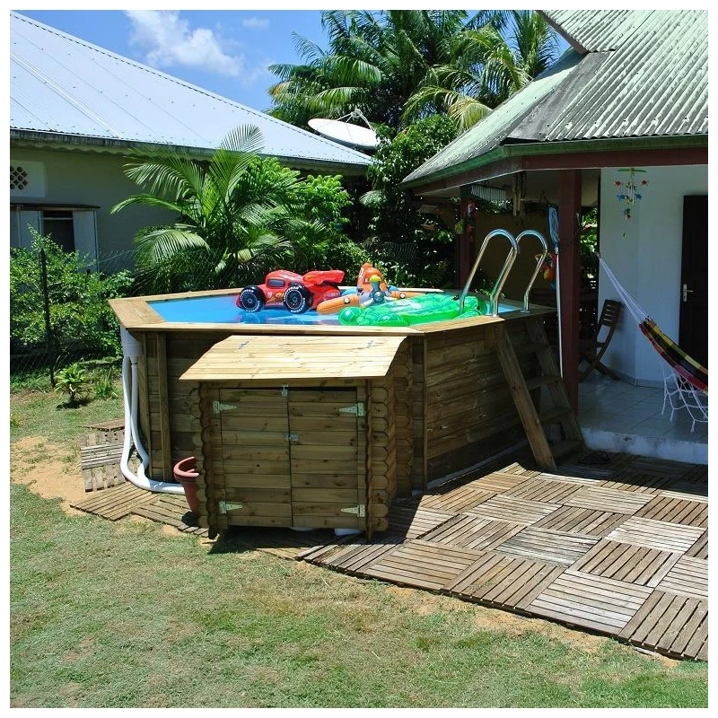 Ubbink Piscine Bois Azura 4,10 X H1,20m 3 Ubbink Piscine Bois Azura 4,10 X H1,20m – Image 3