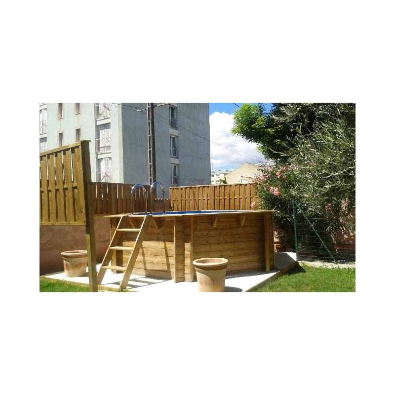 Ubbink Piscine Bois Azura 4,10 X H1,20m 4 Ubbink Piscine Bois Azura 4,10 X H1,20m – Image 4