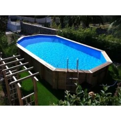 Ubbink Piscine Bois Azura 7,50 X 4,00 X H1,30m 9 Ubbink Piscine Bois Azura 7,50 X 4,00 X H1,30m -Ubbink || GRE || Intex Soldes Magasin piscine bois azura 750 x 400 x h130m 2