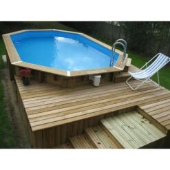 Ubbink Piscine Bois Azura 7,50 X 4,00 X H1,30m 11 Ubbink Piscine Bois Azura 7,50 X 4,00 X H1,30m -Ubbink || GRE || Intex Soldes Magasin piscine bois azura 750 x 400 x h130m 4