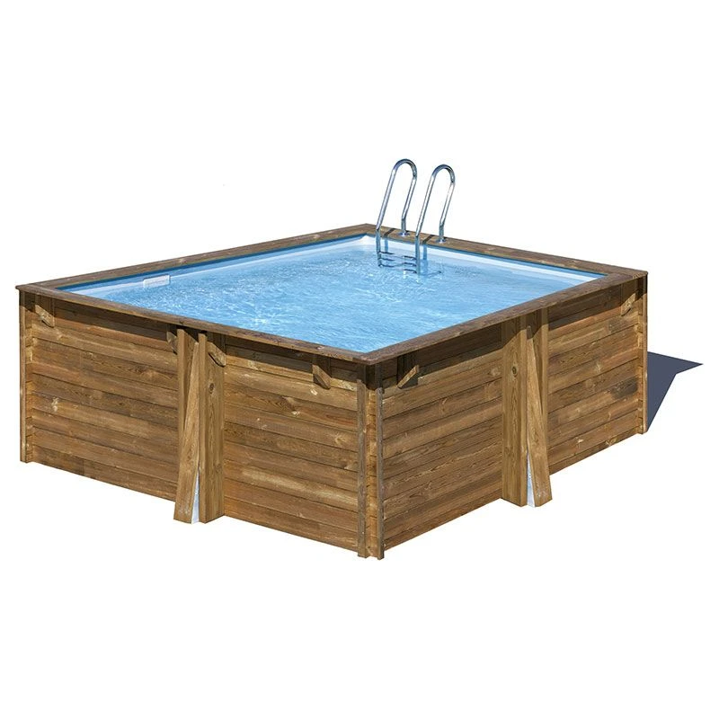 Piscine Bois Carra 3,05 X 3,05 X H1,19m 3 Piscine Bois Carra 3,05 X 3,05 X H1,19m – Image 3
