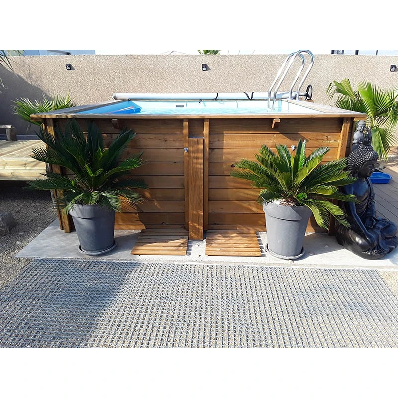 Piscine Bois Carra 3,05 X 3,05 X H1,19m 4 Piscine Bois Carra 3,05 X 3,05 X H1,19m – Image 4