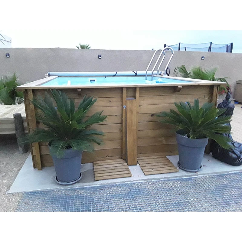 Piscine Bois Carra 3,05 X 3,05 X H1,19m 5 Piscine Bois Carra 3,05 X 3,05 X H1,19m – Image 5