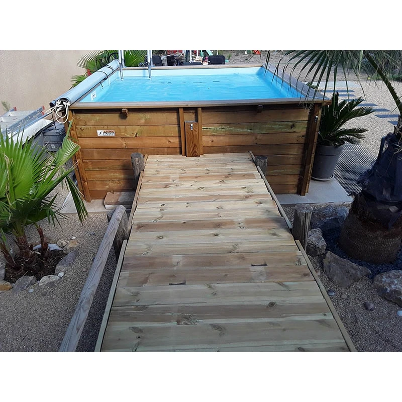Piscine Bois Carra 3,05 X 3,05 X H1,19m 6 Piscine Bois Carra 3,05 X 3,05 X H1,19m – Image 6