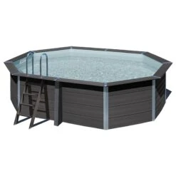 Piscine Bois Composite Avant Garde Gre 5,24 X 3,86 X H1,24m
