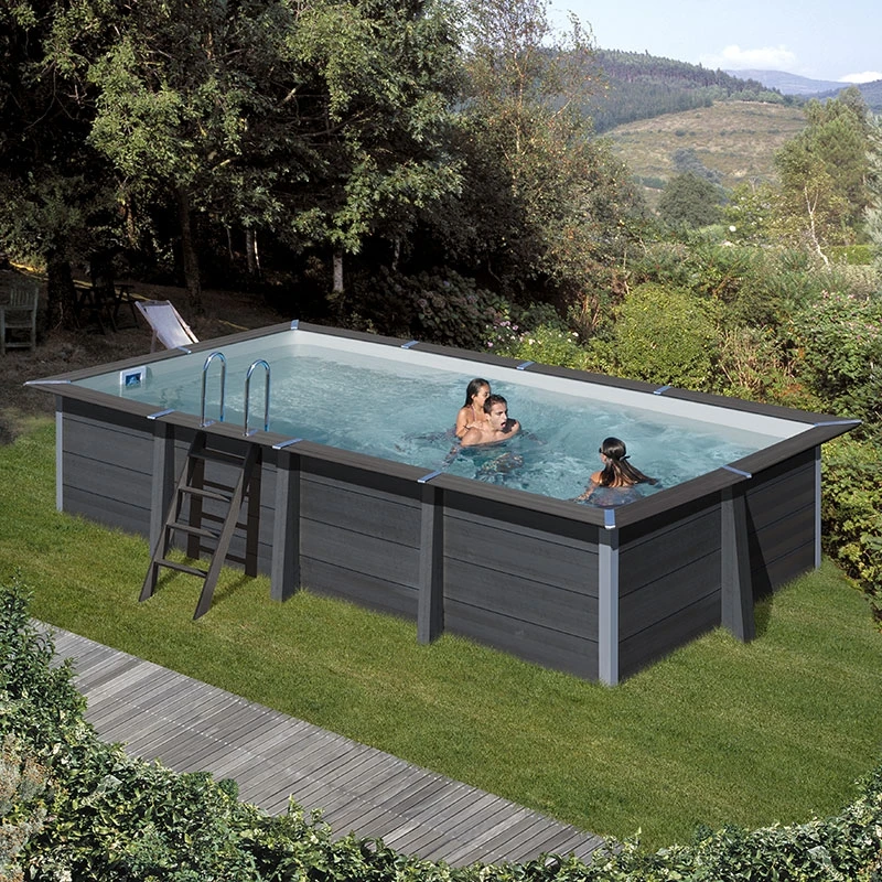 Piscine Bois Composite Avant Garde Gre 6,06 X 3,26 X H1,24m 2 Piscine Bois Composite Avant Garde Gre 6,06 X 3,26 X H1,24m – Image 2