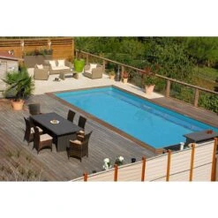 Piscine Bois Evora 6,20 X 4,20 X H1,33m