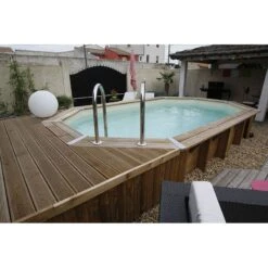 Ubbink Piscine Bois Lagon 4,85 X 3,35 X H1,20m 7 Ubbink Piscine Bois Lagon 4,85 X 3,35 X H1,20m -Ubbink || GRE || Intex Soldes Magasin piscine bois lagon 485 x 335 x h120m 3