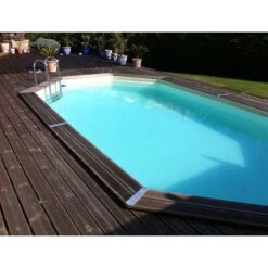 Ubbink Piscine Bois Lagon 6,70 X 4,00 X H1,30m -Ubbink || GRE || Intex Soldes Magasin piscine bois lagon 670 x 400 x h130m 2