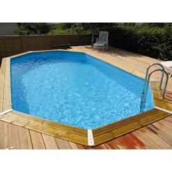 Ubbink Piscine Bois Lagon 6,70 X 4,00 X H1,30m -Ubbink || GRE || Intex Soldes Magasin piscine bois lagon 670 x 400 x h130m 3