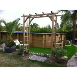 Ubbink Piscine Bois Lagon 8,20 X 4,00 X H1,30m -Ubbink || GRE || Intex Soldes Magasin piscine bois lagon 820 x 400 x h130m 2