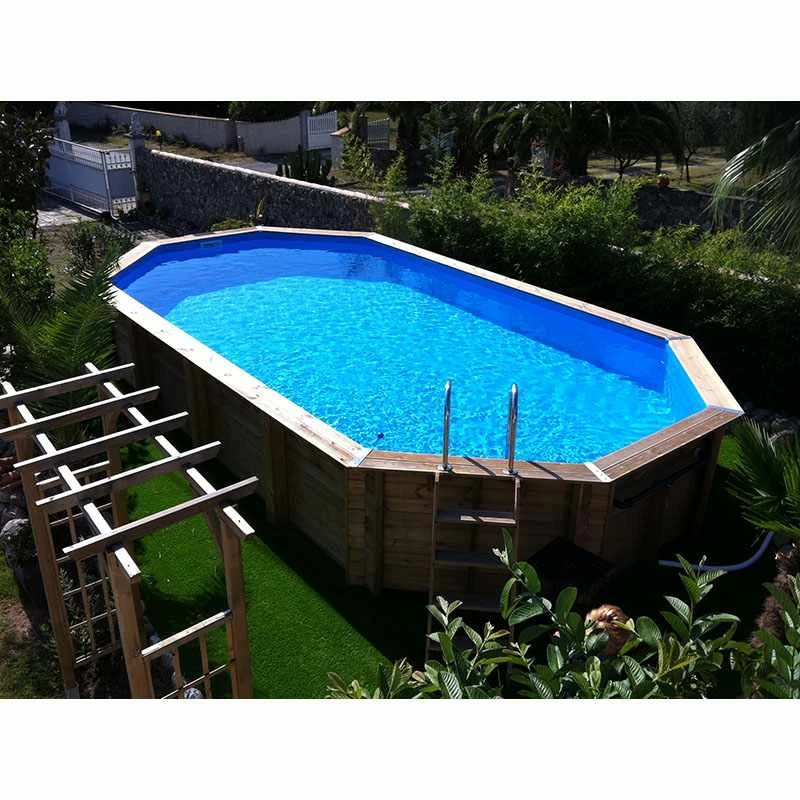 Ubbink Piscine Bois Lagon 8,20 X 4,70 X H1,30m 2 Ubbink Piscine Bois Lagon 8,20 X 4,70 X H1,30m – Image 2