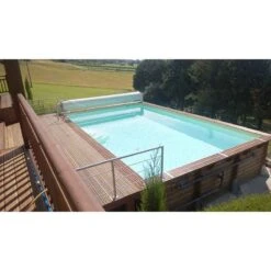Ubbink Piscine Bois Linea 15,50 X 3,50 X H1,55m -Ubbink || GRE || Intex Soldes Magasin piscine bois linea 1550 x 350 x h155m 6