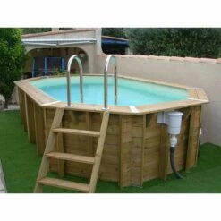 Ubbink Piscine Bois Ocea 5,50 X 3,55 X H1,20m -Ubbink || GRE || Intex Soldes Magasin piscine bois ocea 550 x 355 x h120m 7