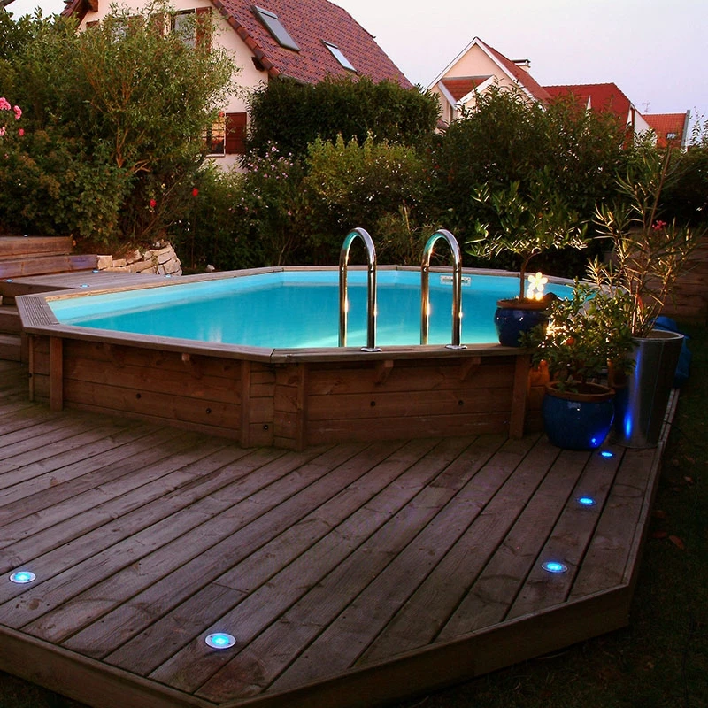 Ubbink Piscine Bois Ocea 6,10 X 4,00 X H1,30m 2 Ubbink Piscine Bois Ocea 6,10 X 4,00 X H1,30m – Image 2