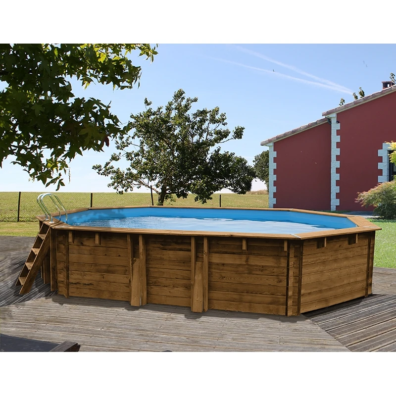 Piscine Bois Safran 6,37 X 4,12 X H1,33m 3 Piscine Bois Safran 6,37 X 4,12 X H1,33m – Image 3