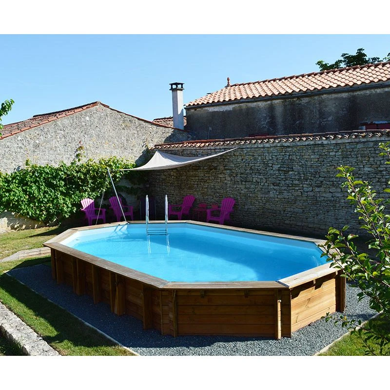 Piscine Bois Safran II 6,20 X 3,95 X H1,36m 3 Piscine Bois Safran II 6,20 X 3,95 X H1,36m – Image 3