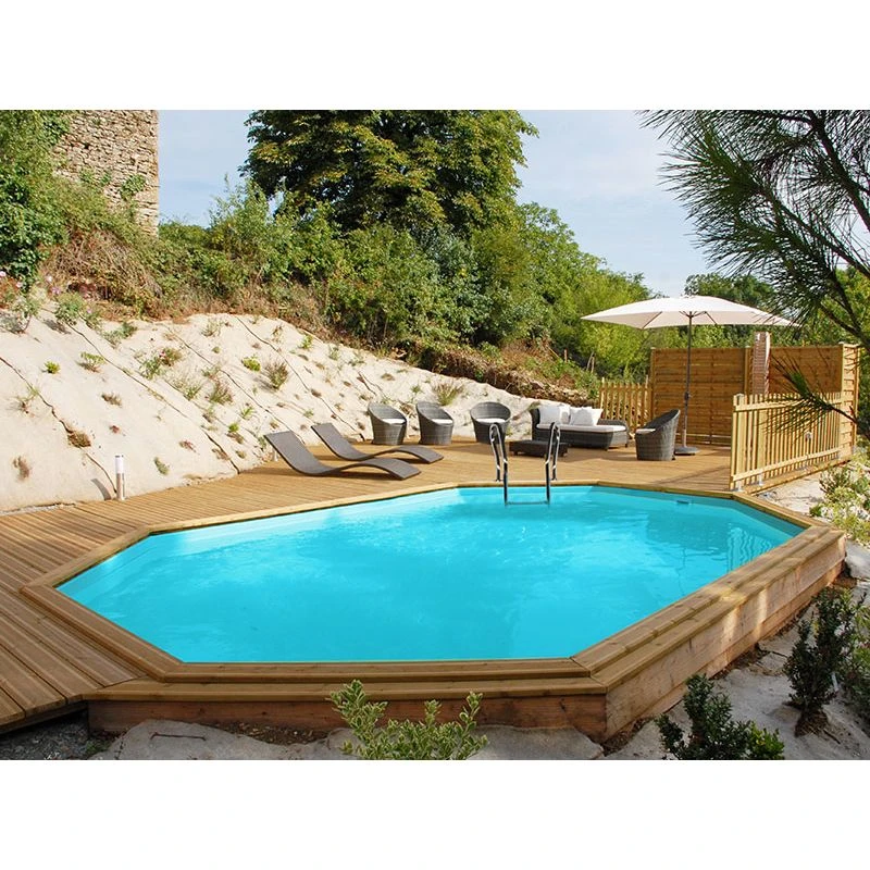 Piscine Bois Safran II 6,20 X 3,95 X H1,36m 1 Piscine Bois Safran II 6,20 X 3,95 X H1,36m