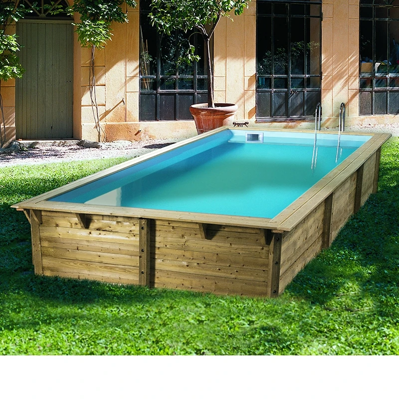 Ubbink Piscine Bois Sunwater 5,55 X 3,00 X H1,40m 1 Ubbink Piscine Bois Sunwater 5,55 X 3,00 X H1,40m