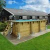 Ubbink Piscine Bois Urban Pool 4,50 X 2,50 X H1,40m