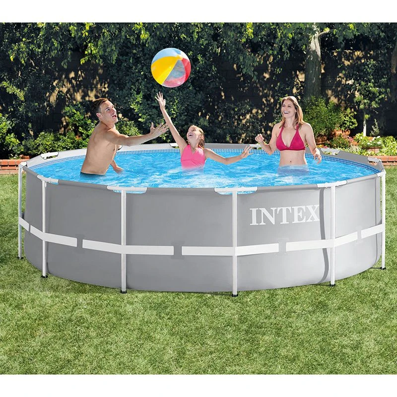 Piscine Tubulaire Intex Prism Frame 3,66 X H0,99m 2 Piscine Tubulaire Intex Prism Frame 3,66 X H0,99m – Image 2