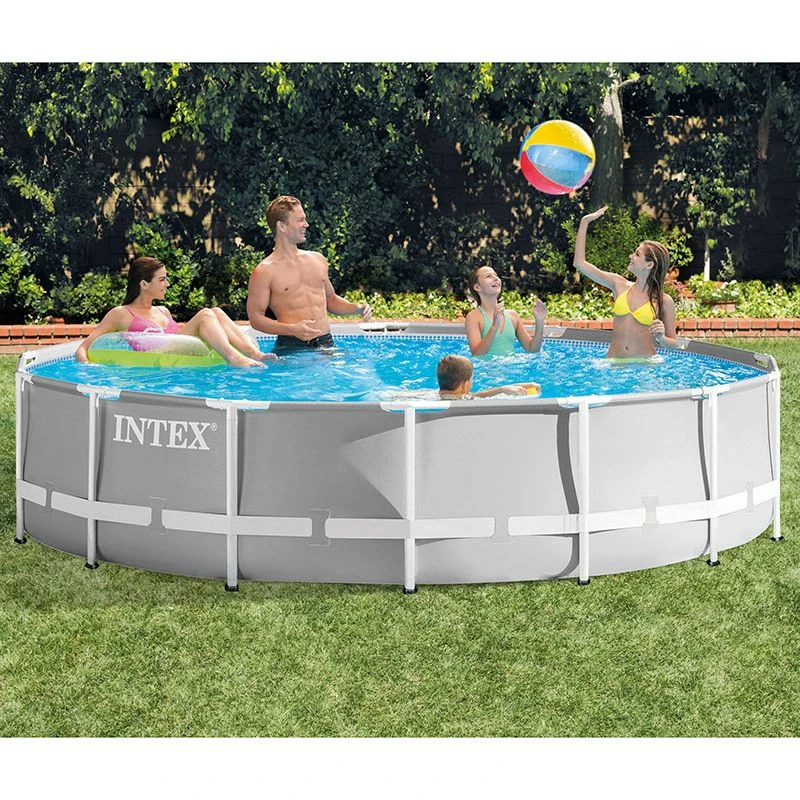 Piscine Tubulaire Intex Prism Frame 4,57 X H1,07m 2 Piscine Tubulaire Intex Prism Frame 4,57 X H1,07m – Image 2