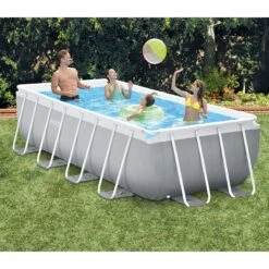 Piscine Tubulaire Intex Prism Frame 4,00 X 2,00 X H1,00m -Ubbink || GRE || Intex Soldes Magasin piscine tubulaire intex prism frame 400 x 200 x h100m 1