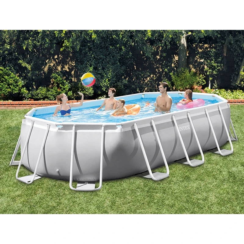 Piscine Tubulaire Intex Prism Frame 6,10 X 3,05 X H1,22m 2 Piscine Tubulaire Intex Prism Frame 6,10 X 3,05 X H1,22m – Image 2