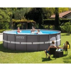 Piscine Tubulaire Intex Ultra Frame XTR 4,88 X H1,22m -Ubbink || GRE || Intex Soldes Magasin piscine tubulaire intex ultra frame xtr 488 x h122m 2