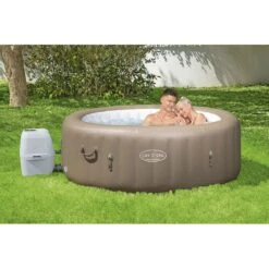 Spa Bestway Lay-Z Palm Springs Air Jet 4-6 Places -Ubbink || GRE || Intex Soldes Magasin spa bestway lay z palm springs air jet 4 6 places 3