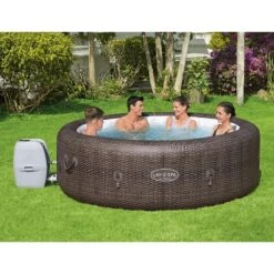 Spa Bestway Lay-Z St Moritz Air Jet 5-7 Places -Ubbink || GRE || Intex Soldes Magasin spa bestway lay z st moritz air jet 5 7 places 4